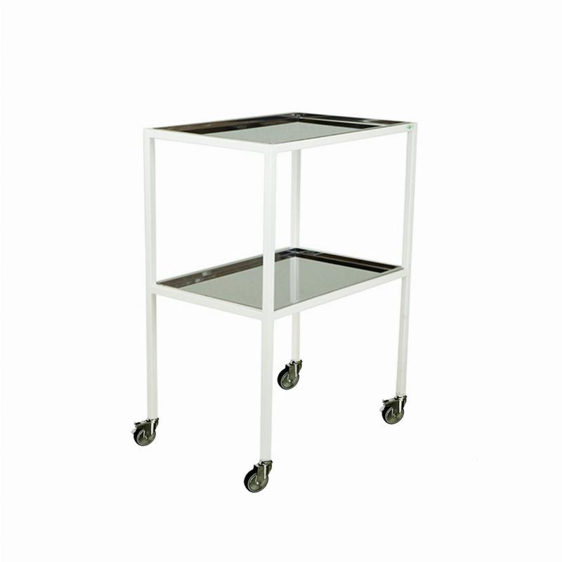 Столик медичний інструментальний пересувний, нержавіюча сталь СТ-І-2Нк MEDNOVA